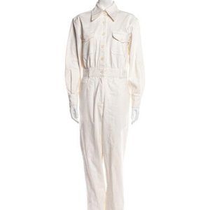 Tibi Beige Denim Jumpsuit Size 0